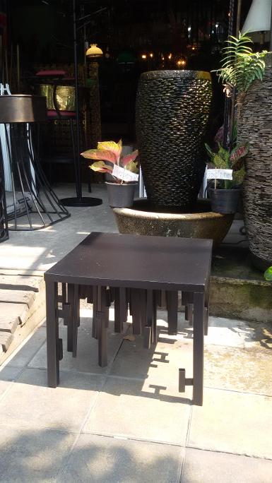 Iron Coffee Table Code MAKKHA01 size 50 x 50 cm.high 40 cm.