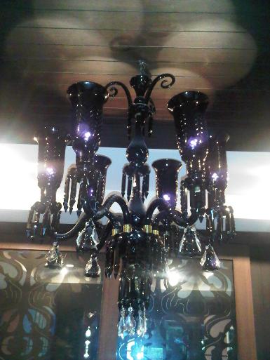 Chandelier Lamp Code AT80I cut glass 6 arm